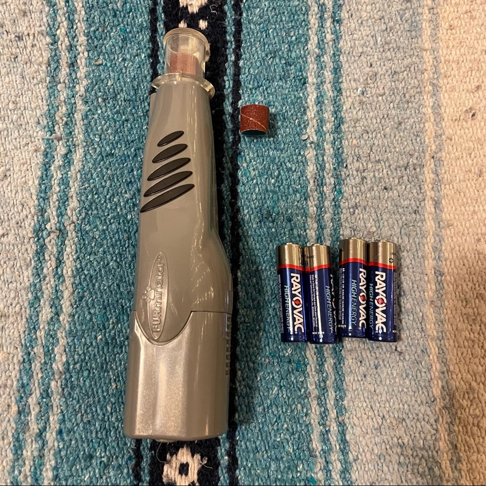 FURminator 🐶 dog nail grinder + extra sanding band + 4 AA batteries